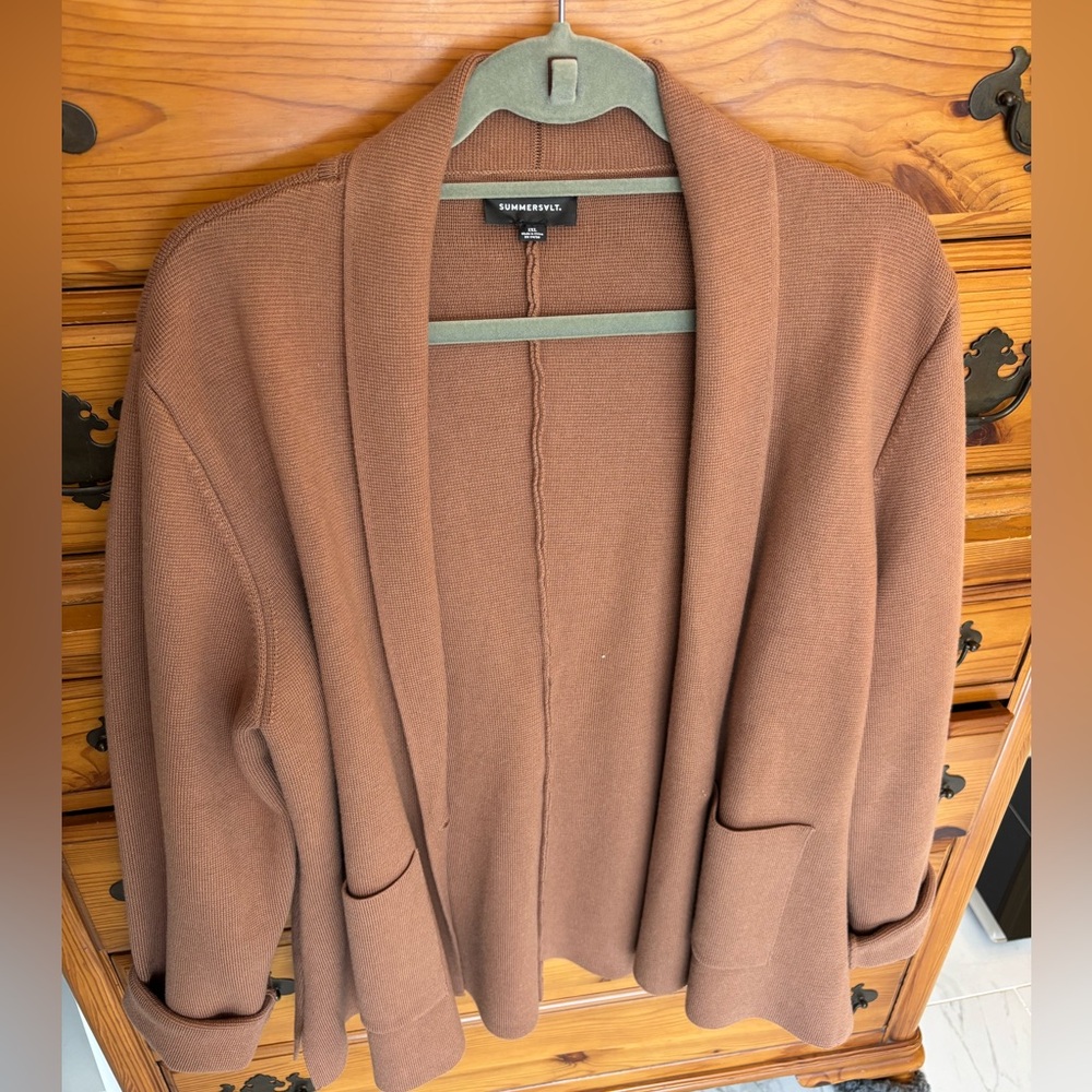 Summersalt Shawl Collar Sweater Blazer NWT